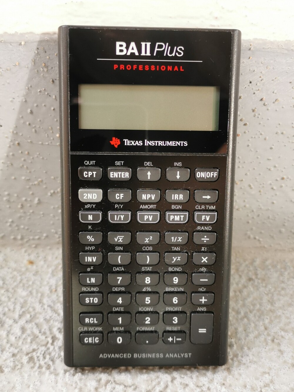 Texas Instruments BA II Plus Professional Financial Calculator